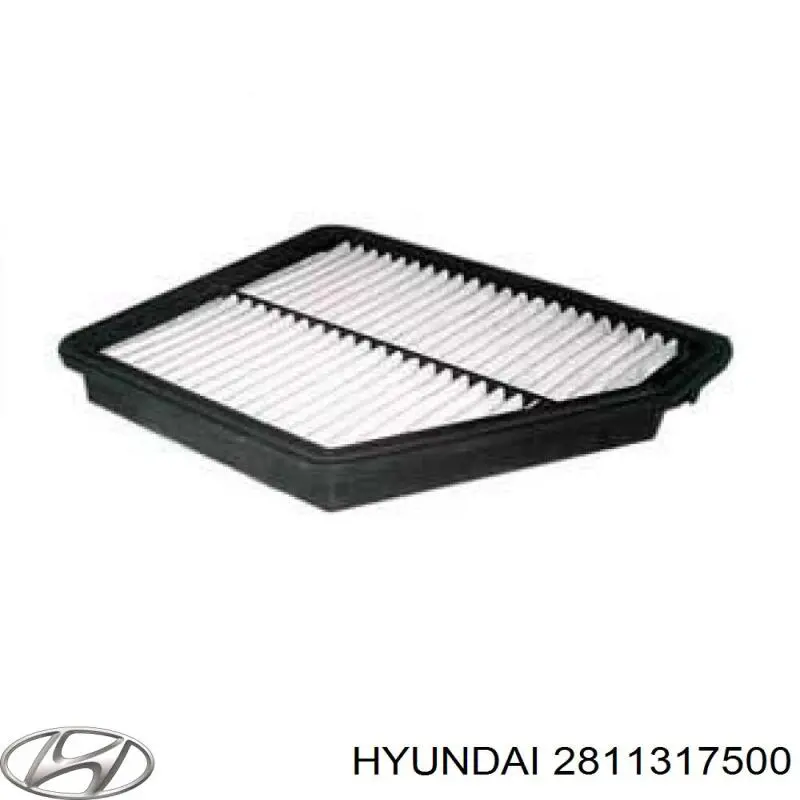 Повітряний фільтр 2811317500 Hyundai/Kia