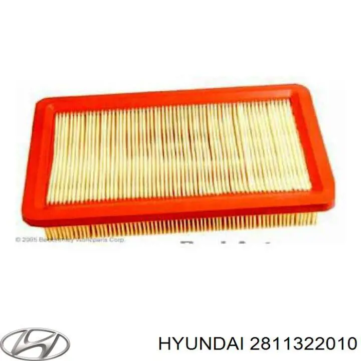 Елемент повітряного фільтра Hyundai/Kia 2811322010 ціна, від 3.36 USD