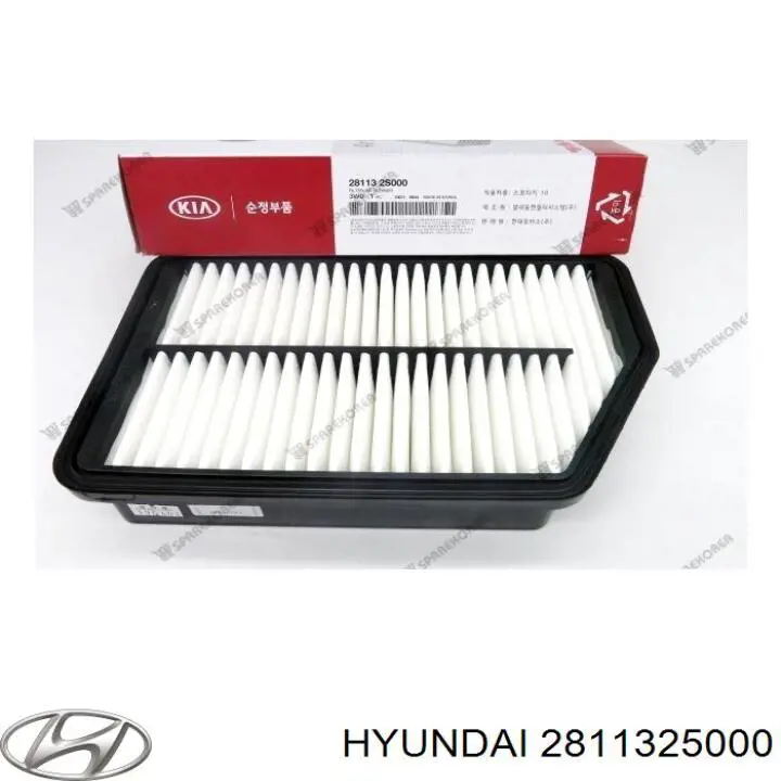 Елемент повітряного фільтра Hyundai/Kia 2811325000 ціна, від 5.45 USD