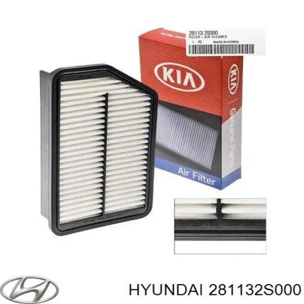 Фільтр повітряний Hyundai/Kia 281132S000