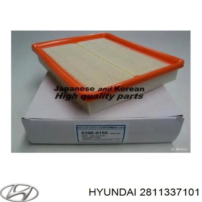 Елемент повітряного фільтра Hyundai/Kia 2811337101 ціна, від 4.37 USD