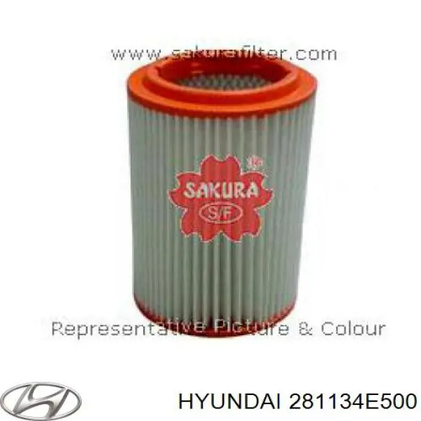 Повітряний фільтр 281134E500 Hyundai/Kia