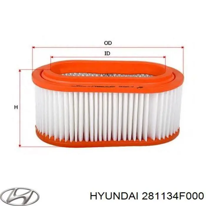 281134F000 Hyundai/Kia Повітряний фільтр двигуна