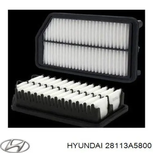 Елемент повітряного фільтра Hyundai/Kia 28113A5800 ціна, від 12.24 USD