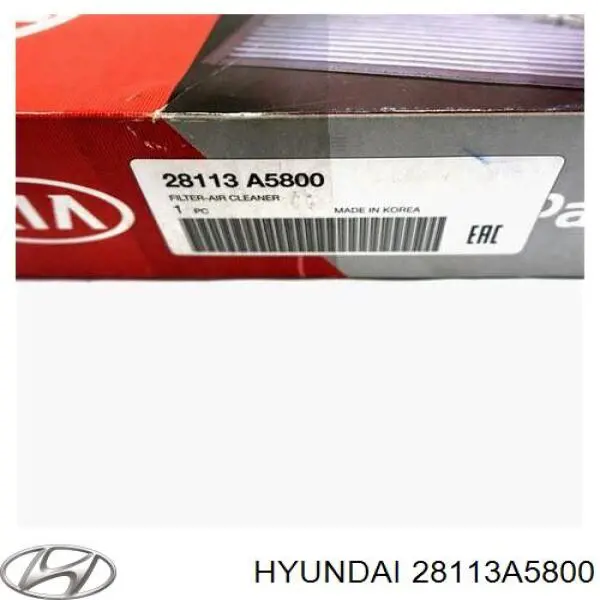 Елемент повітряного фільтра Hyundai/Kia 28113A5800 ціна, від 12.24 USD