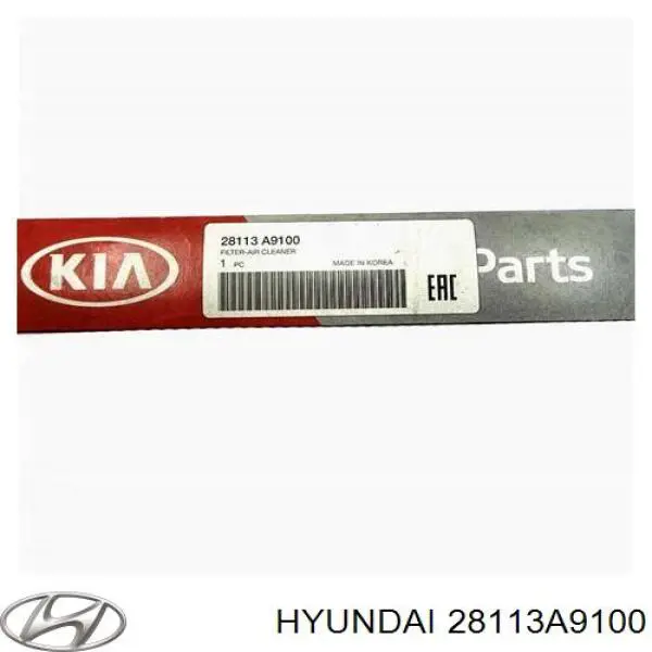 Повітряний фільтр 28113A9100 Hyundai/Kia