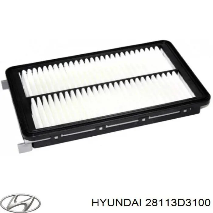 Елемент повітряного фільтра Hyundai/Kia 28113D3100 ціна, від 10.42 USD
