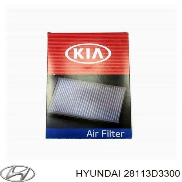 Елемент повітряного фільтра Hyundai/Kia 28113D3300 ціна, від 11.94 USD
