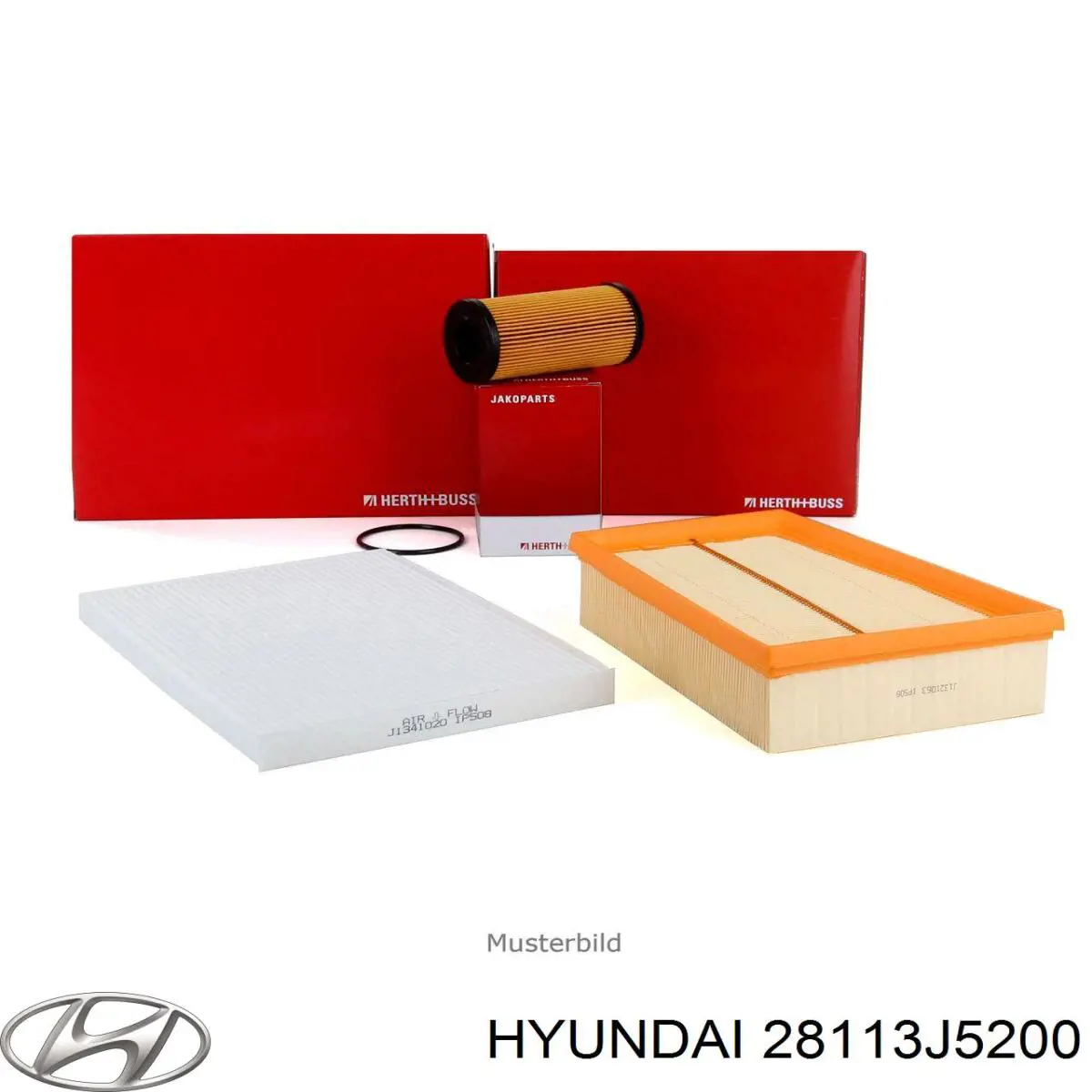 28113J5200 Hyundai/Kia Повітряний фільтр двигуна