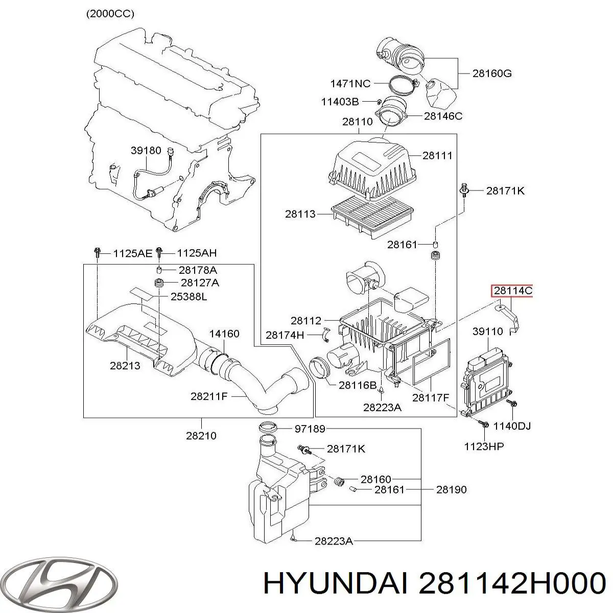 281142H000 Hyundai/Kia 