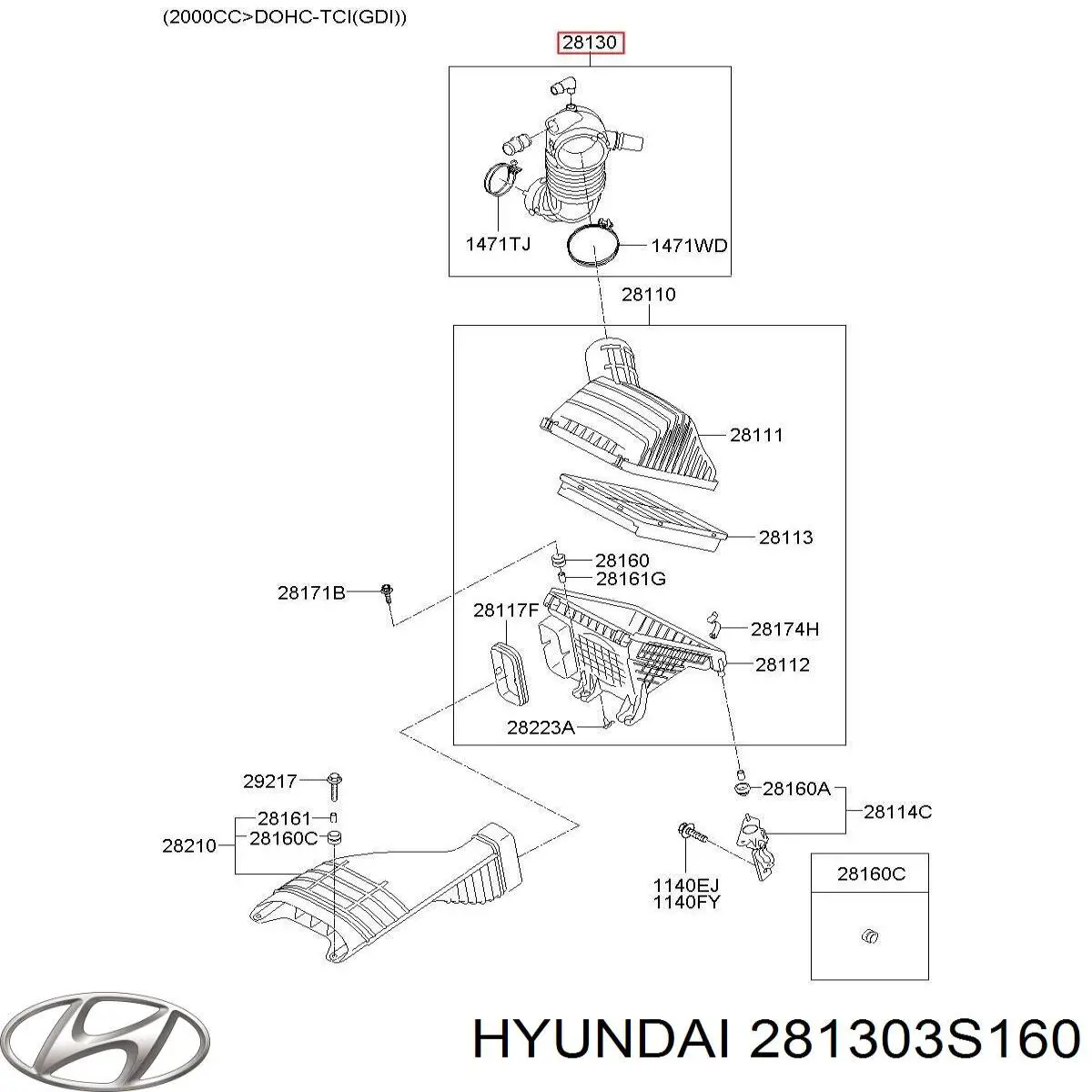 281303S160 Hyundai/Kia 