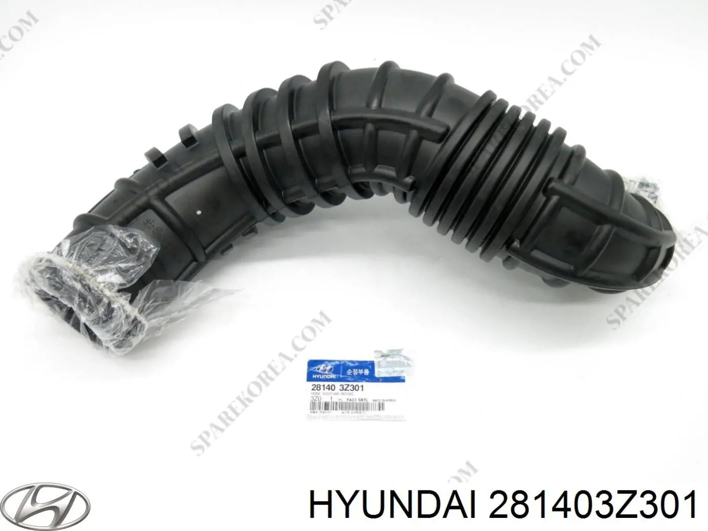 281403Z301 Hyundai/Kia Патрубок повітряний, вихід повітряного фільтра