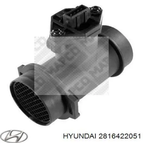 2816422051 Hyundai/Kia Датчик витрати повітря