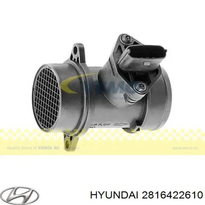 Витратомір повітря Hyundai/Kia 2816422610