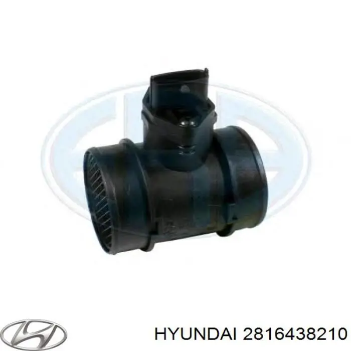 2816438210 Hyundai/Kia датчик потоку (витрати повітря, витратомір MAF - (Mass Airflow))