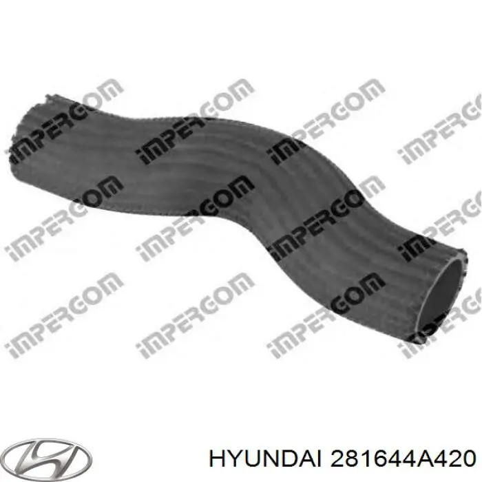 Купити 281644A420 Hyundai/Kia Шланг/патрубок интеркуллера