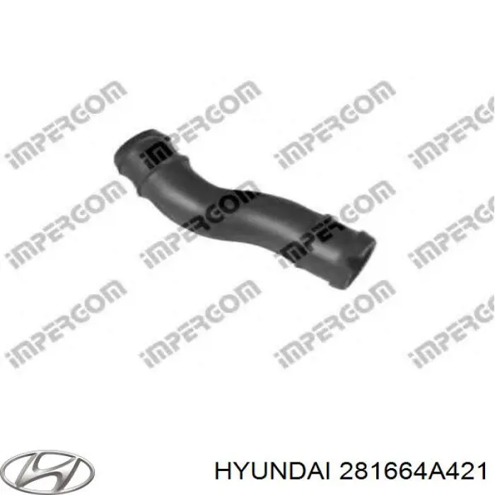 Купити 281664A421 Hyundai/Kia Шланг/патрубок интеркуллера