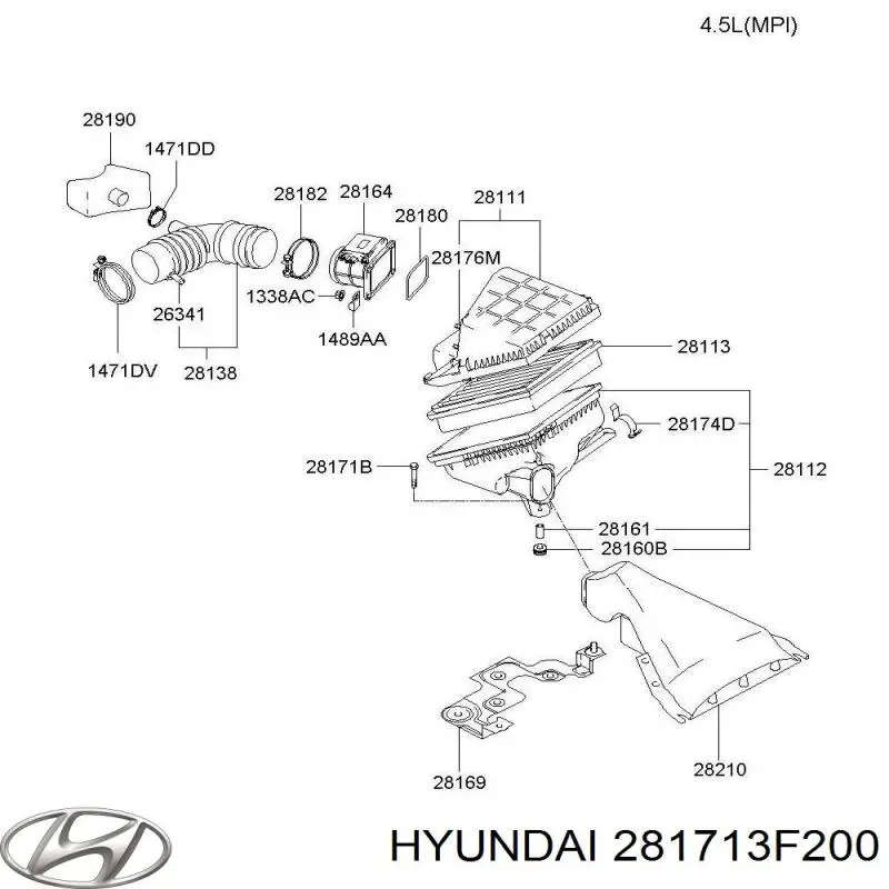  281713F200 Hyundai/Kia