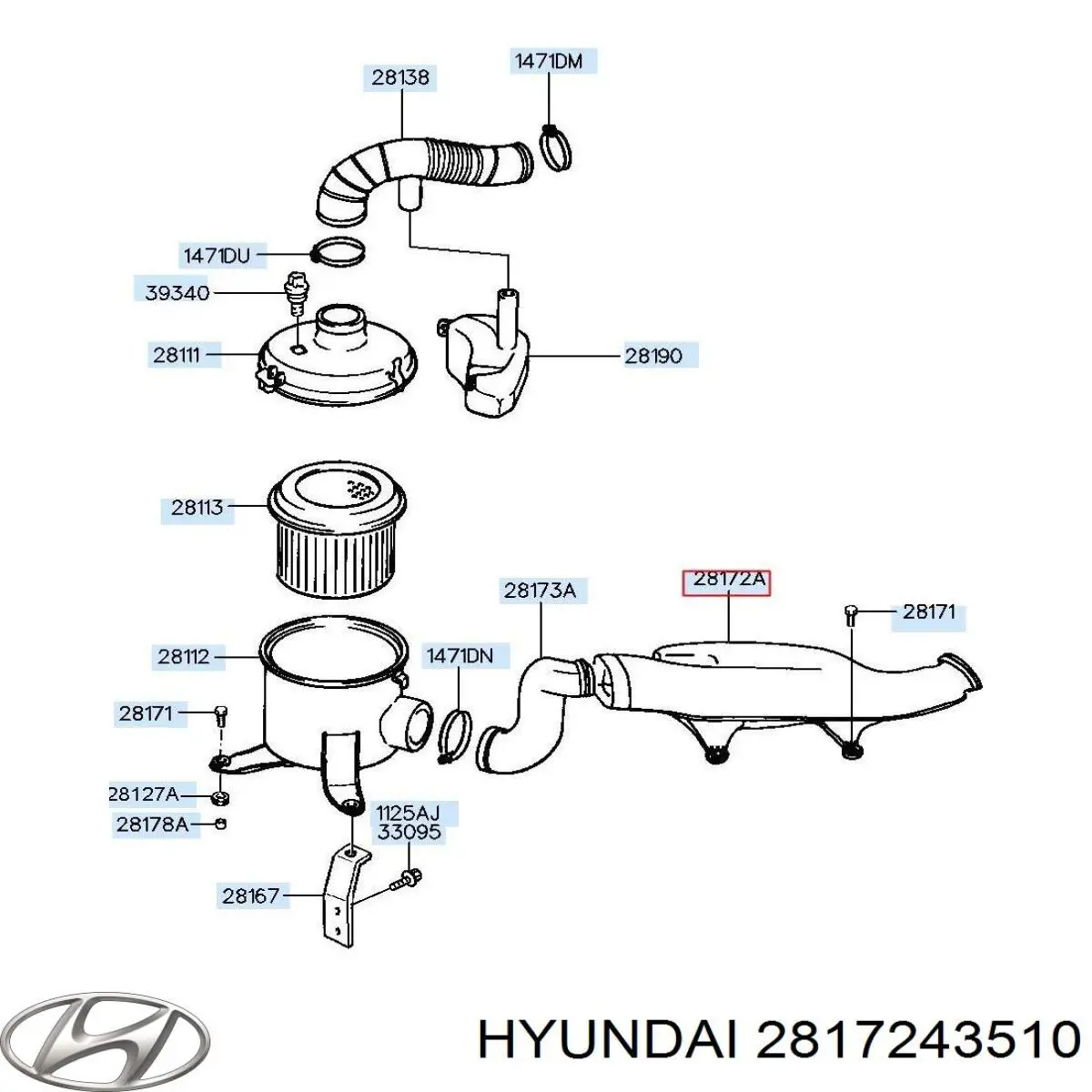  Hyundai/Kia 2817243510 ціна, від 5.28 USD