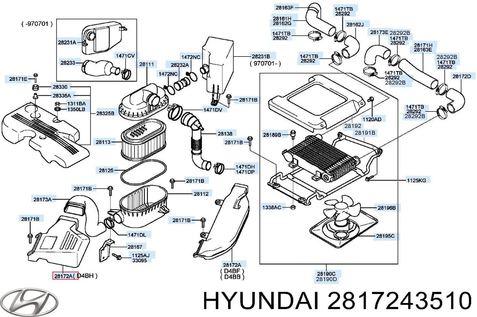 Купити 2817243510 Hyundai/Kia 