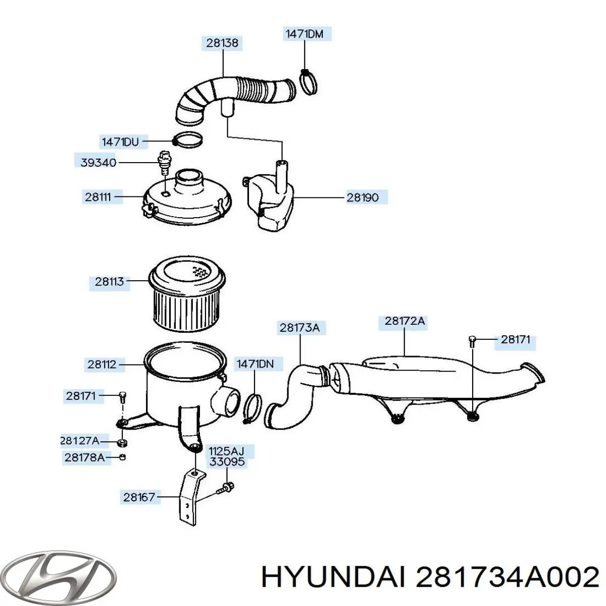 281734A002 Hyundai/Kia 
