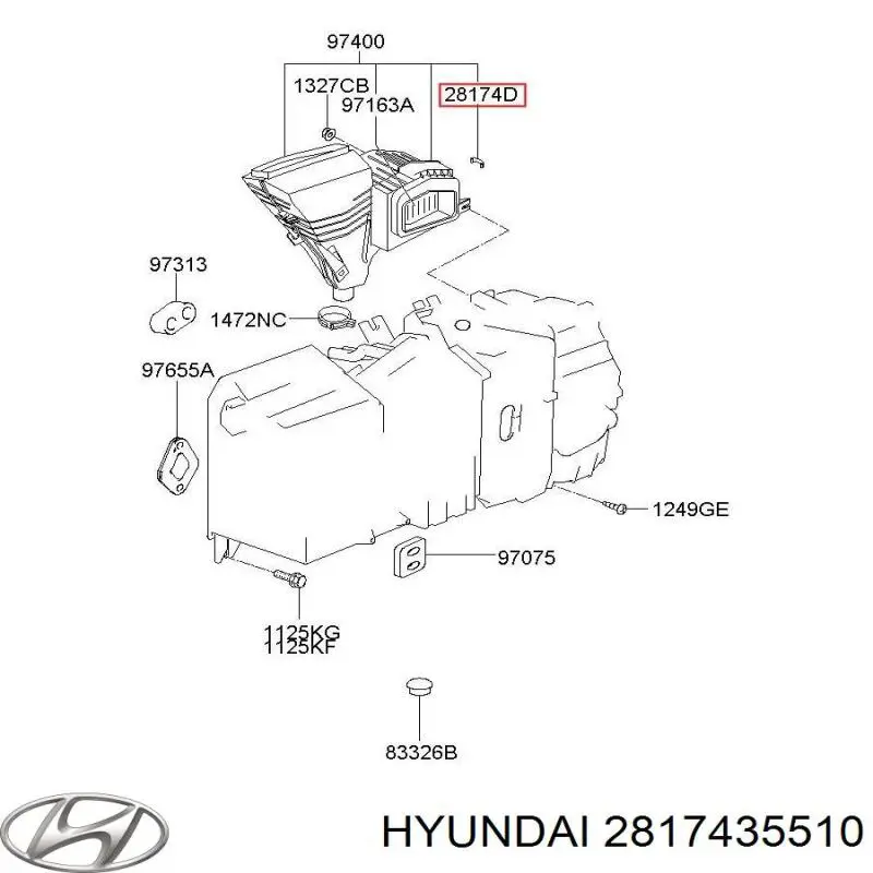 Купити 2817435510 Hyundai/Kia 