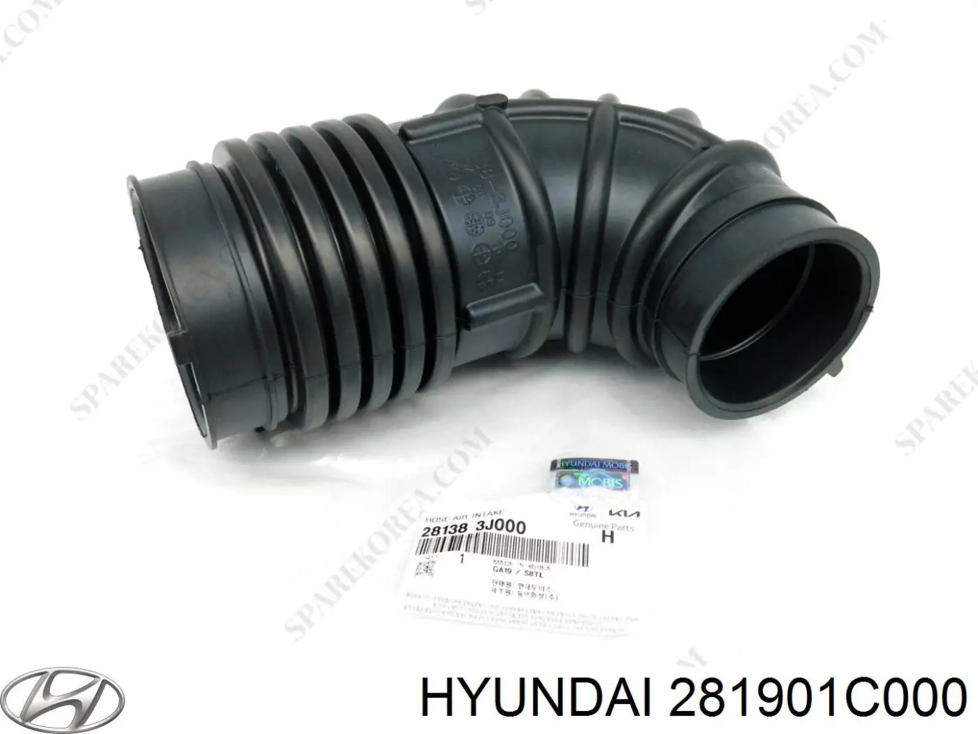 Резонатор повітряного фільтра Hyundai/Kia 281901C000 ціна, від 5.12 USD