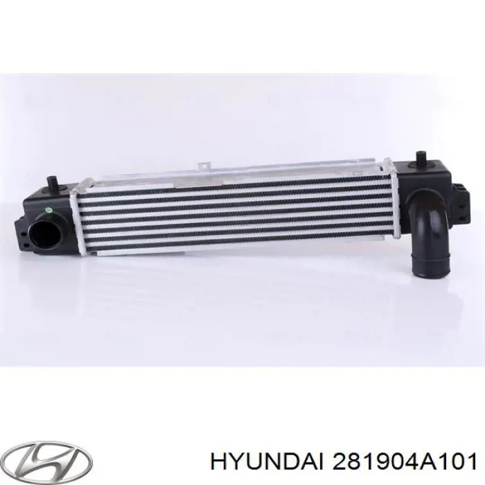 Радіатор интеркуллера 281904A101 Hyundai/Kia