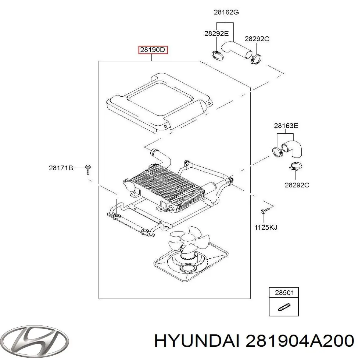 Купити 281904A200 Hyundai/Kia 
