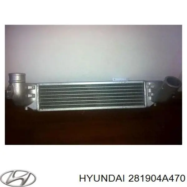 Радіатор интеркуллера 281904A470 Hyundai/Kia