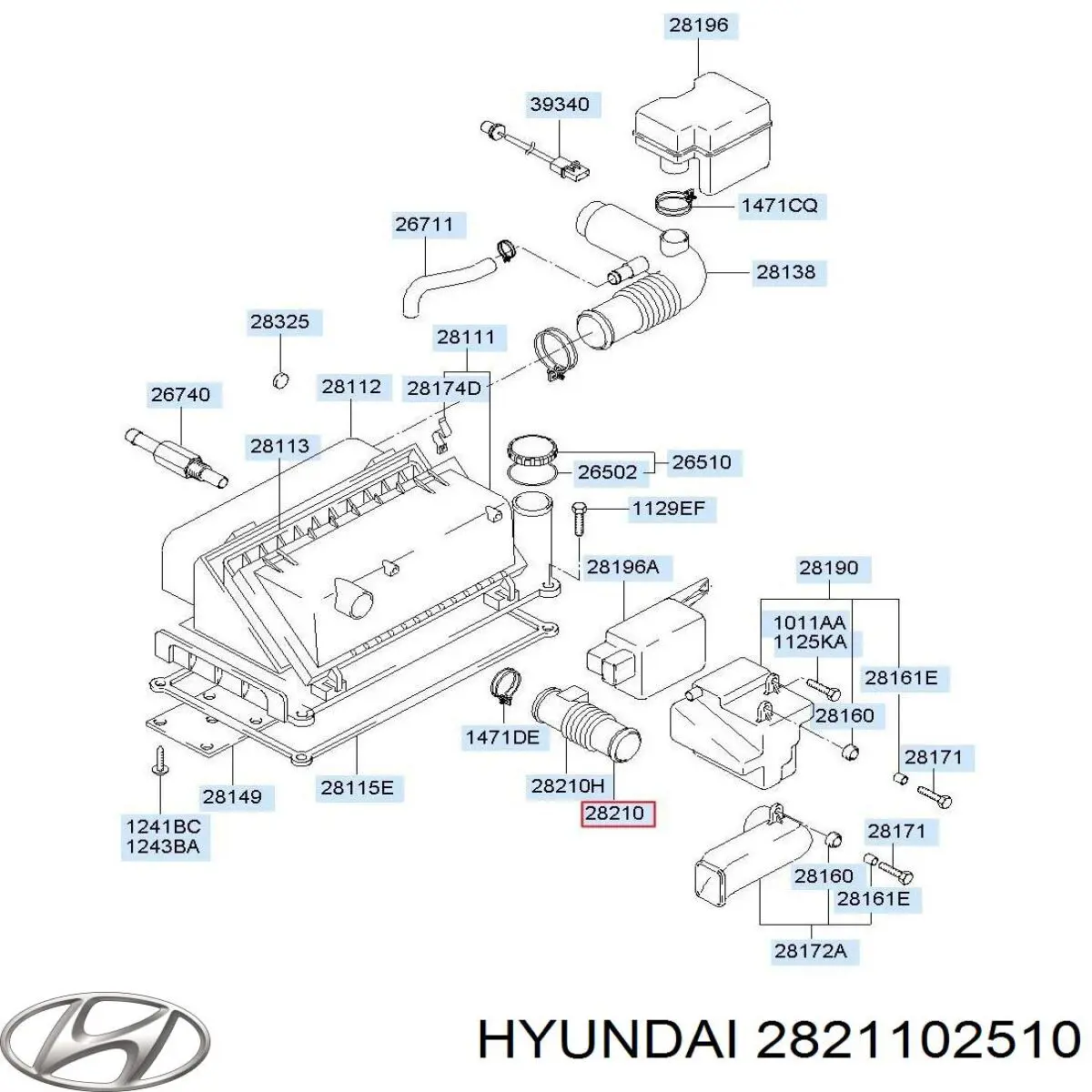  2821102510 Hyundai/Kia