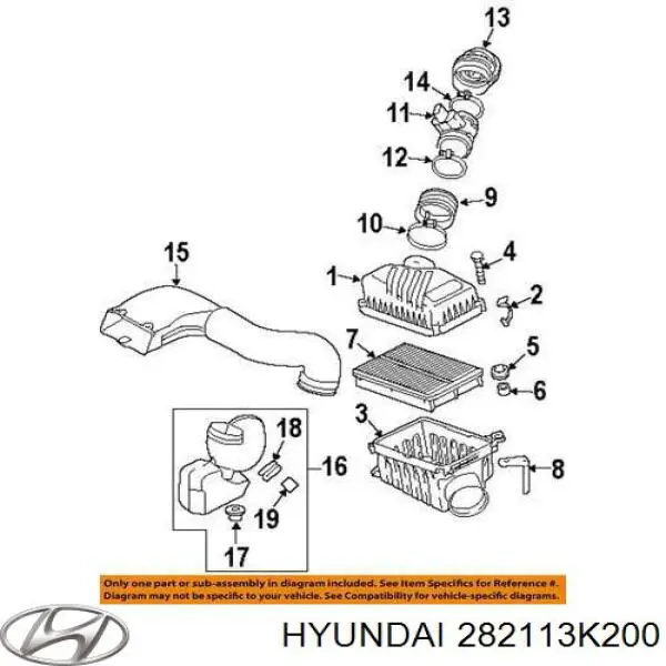 Купити 282113K200 Hyundai/Kia 
