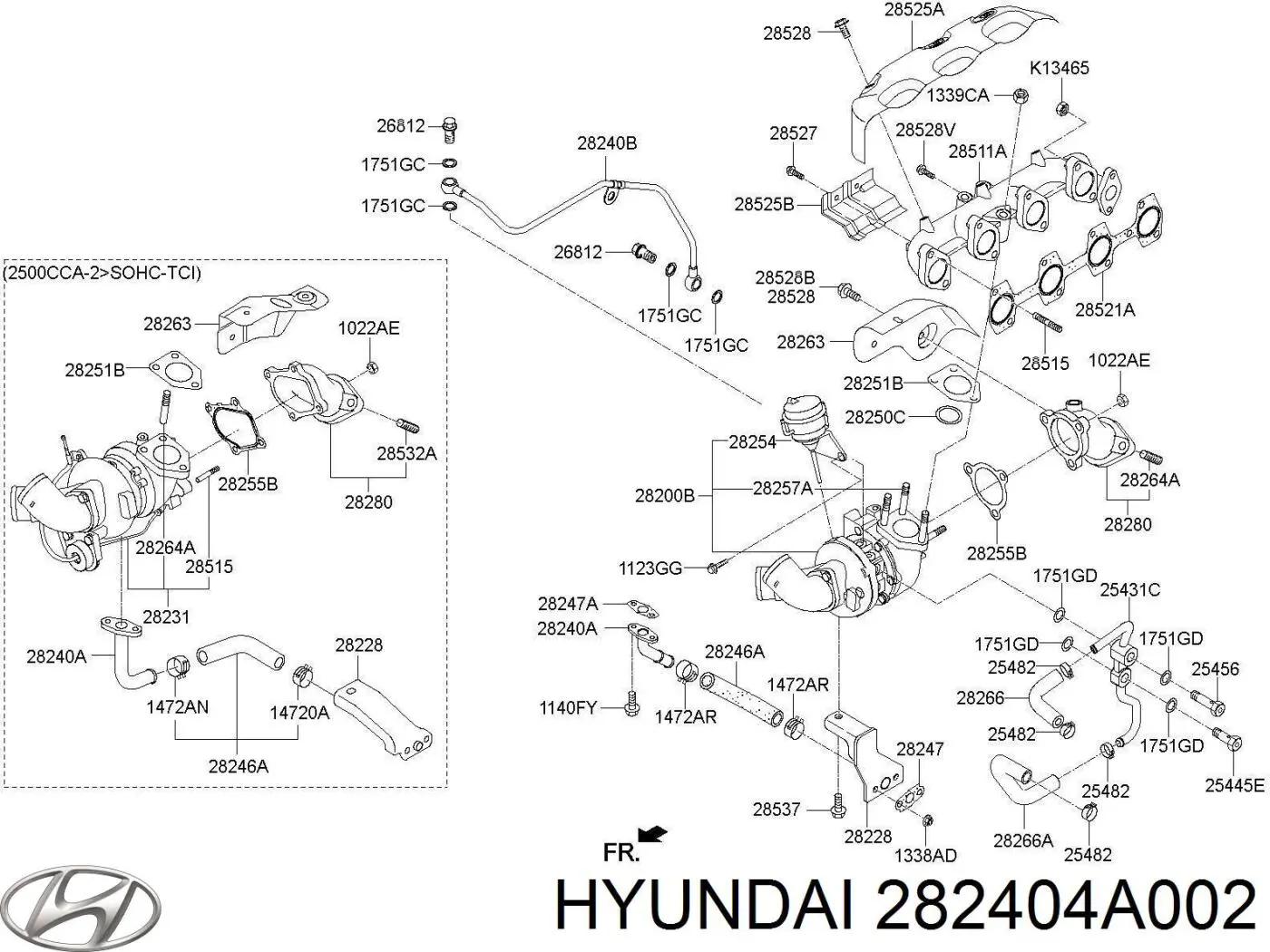 282404A002 Hyundai/Kia 