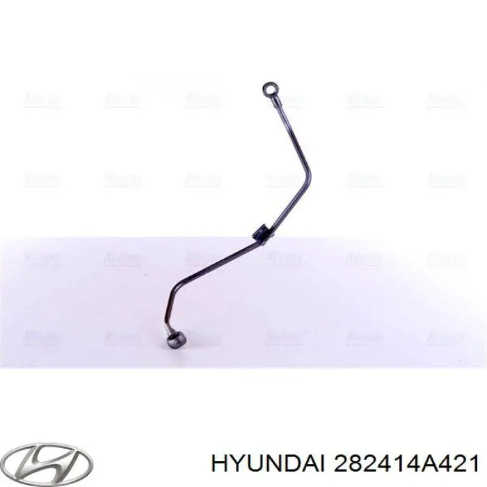 Купити 282414A421 Hyundai/Kia Трубка/шланг подачі масла до турбіни