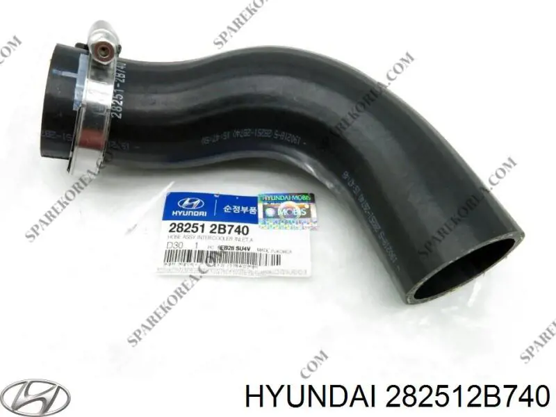 Купити 282512B740 Hyundai/Kia Шланг/патрубок интеркуллера