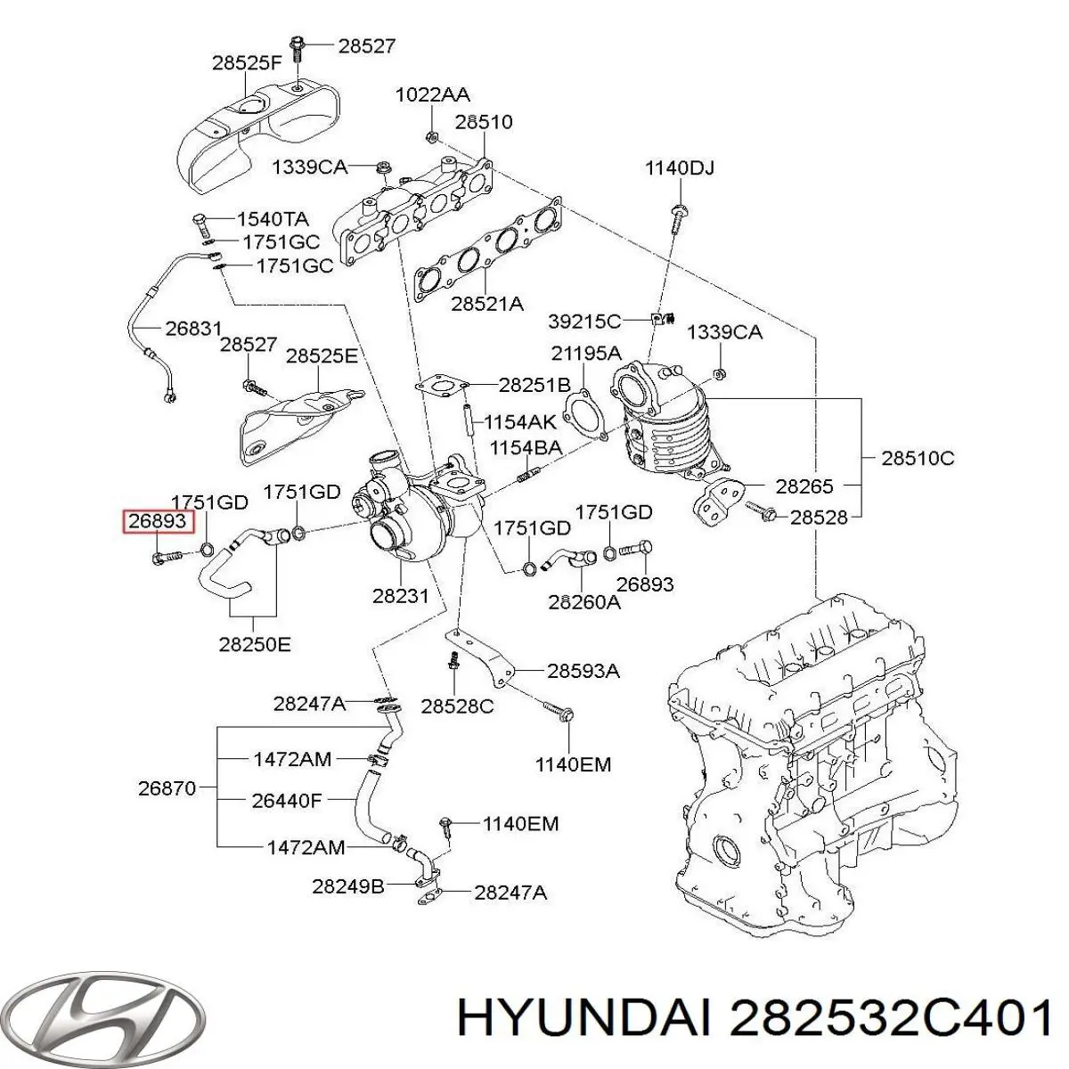 282532C401 Hyundai/Kia 