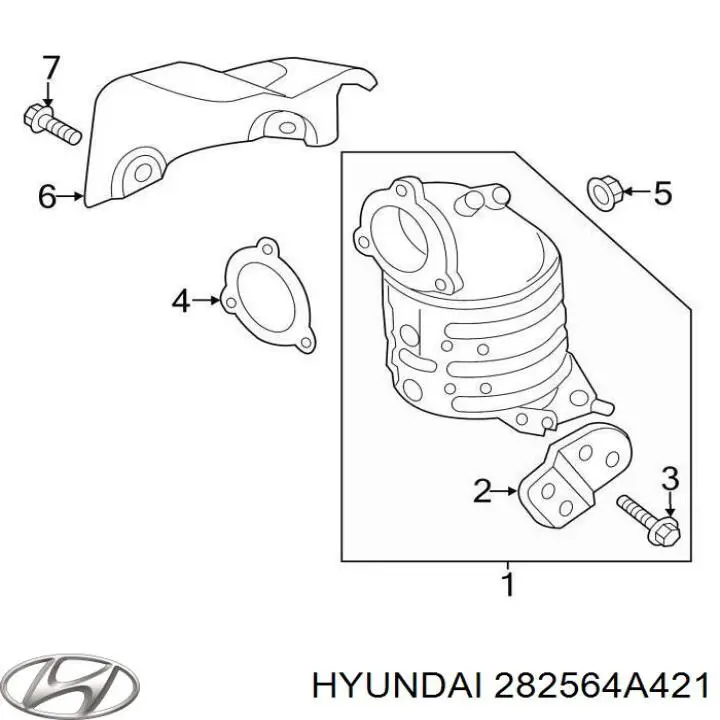  282564A421 Hyundai/Kia