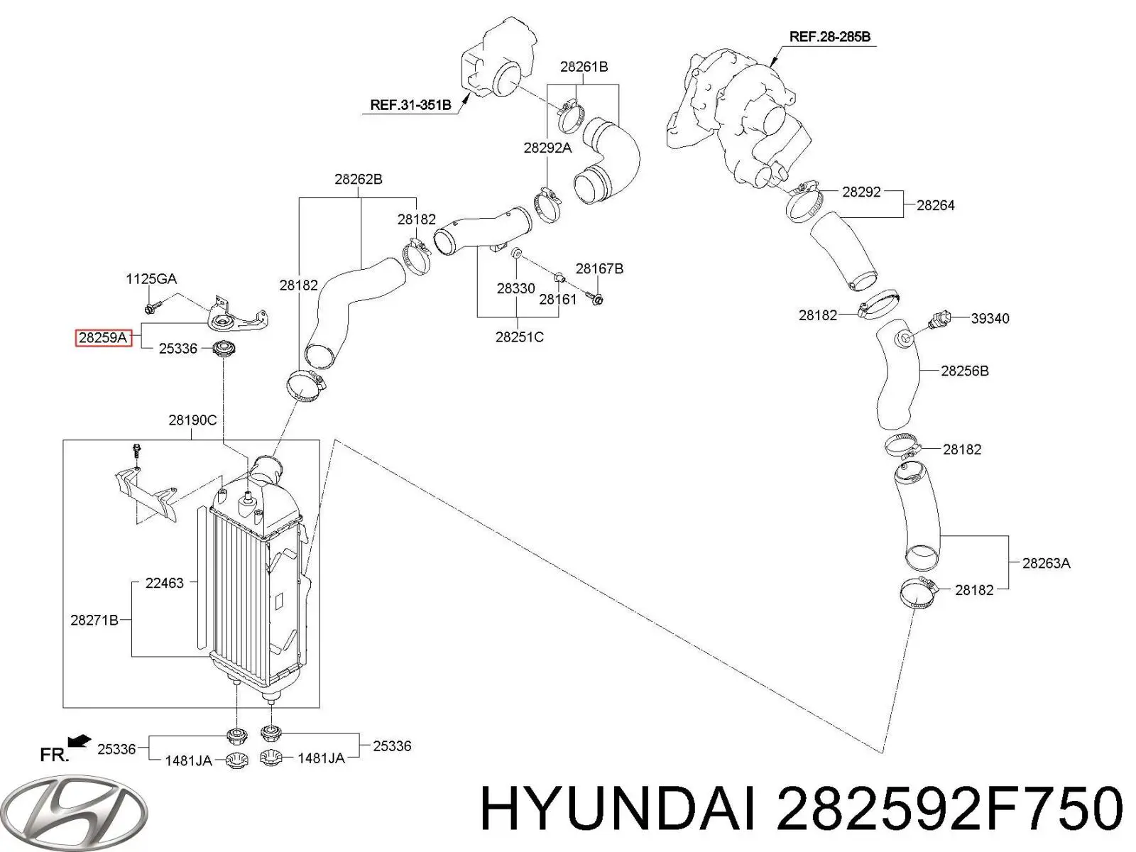 282592F750 Hyundai/Kia 