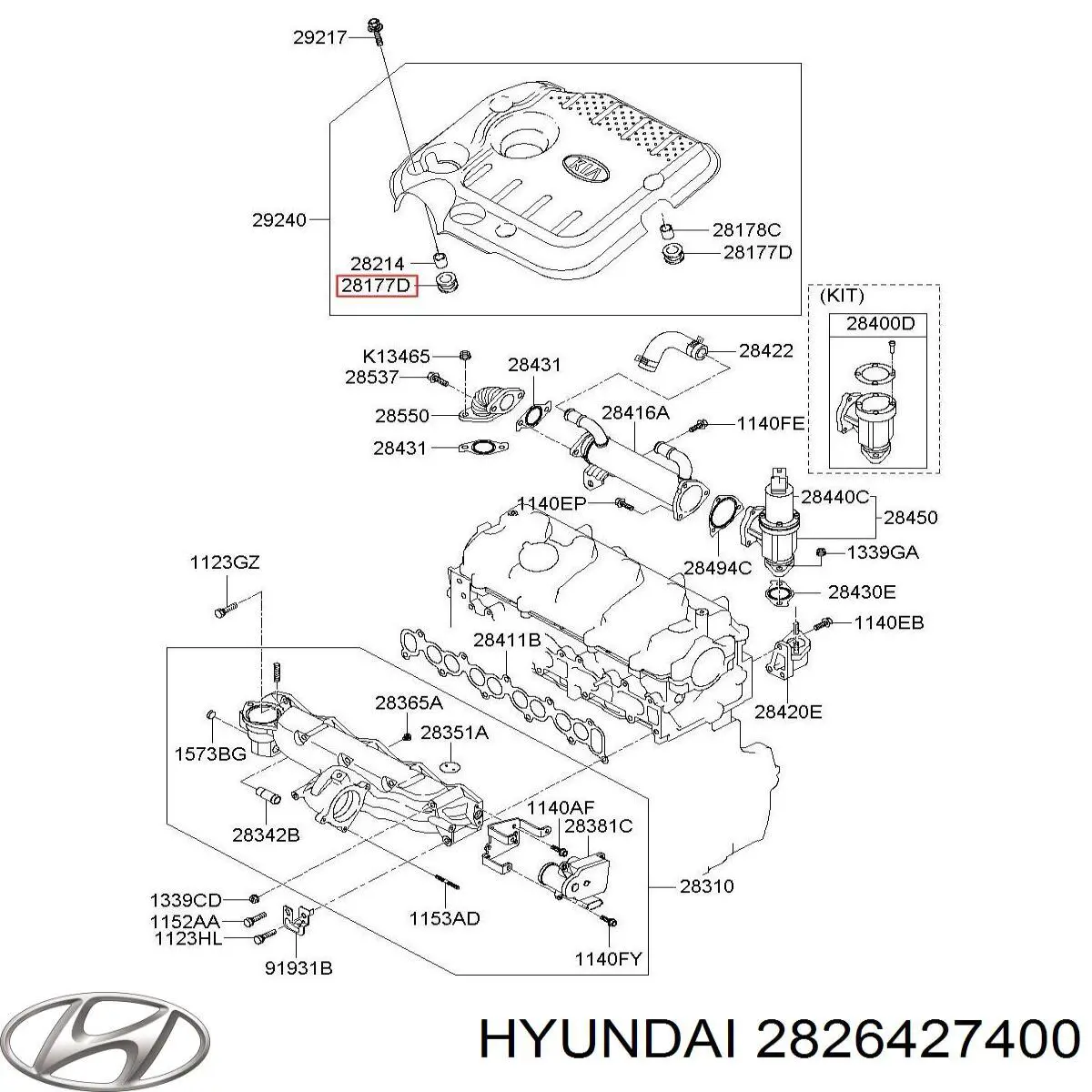 Купити 2826427400 Hyundai/Kia 
