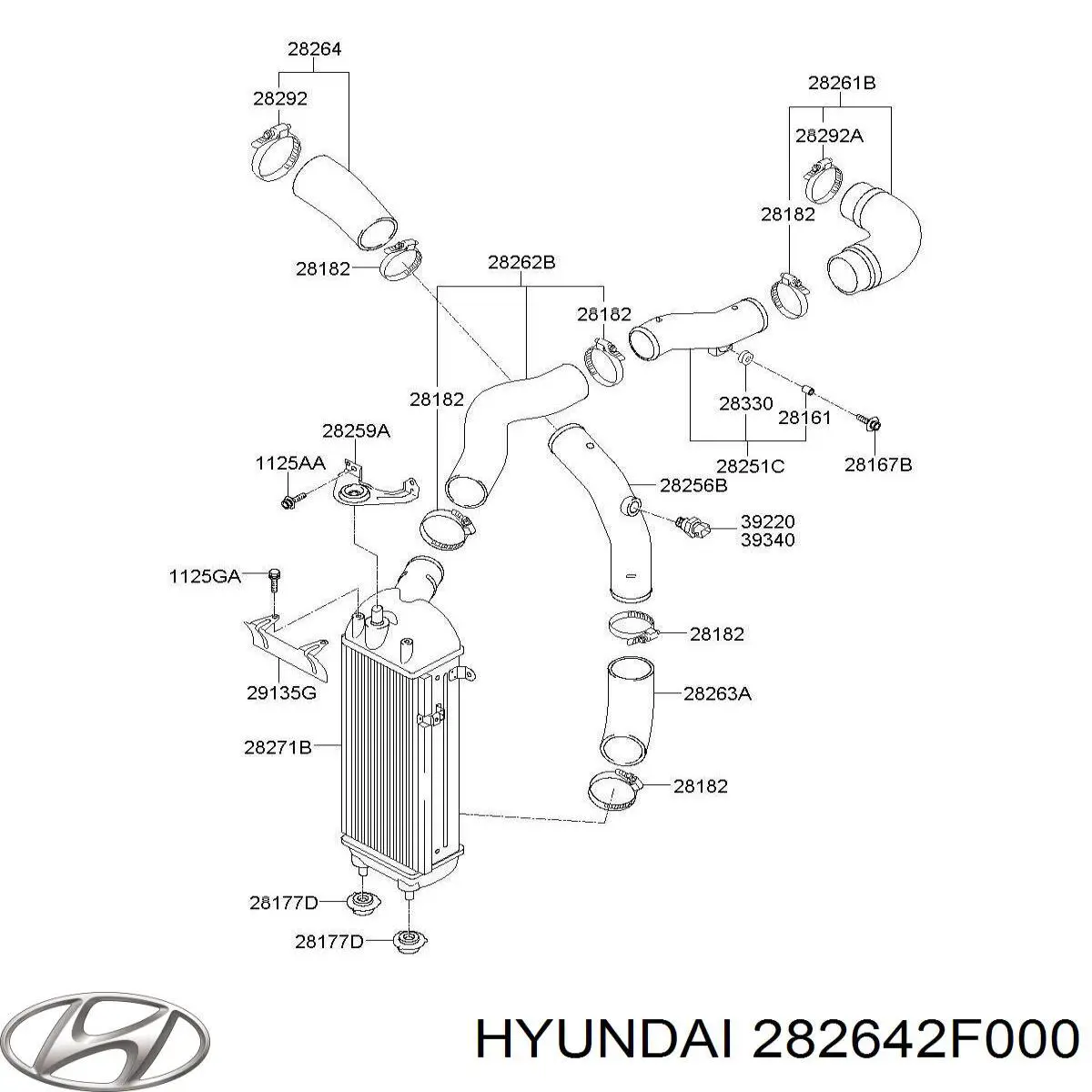 Hyundai/Kia 282642F000 ціна, від 11.53 USD