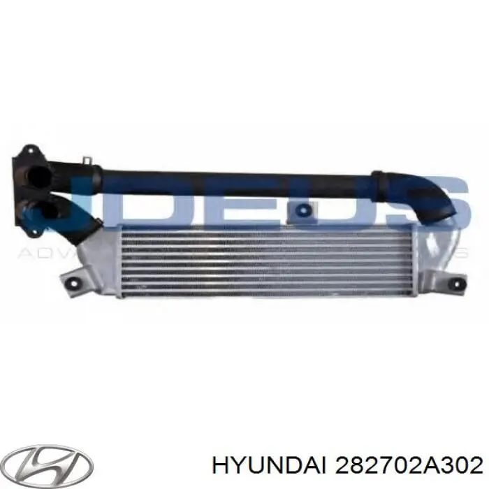 Радіатор интеркуллера Hyundai Matrix (FC) (Хендай Матрікс)