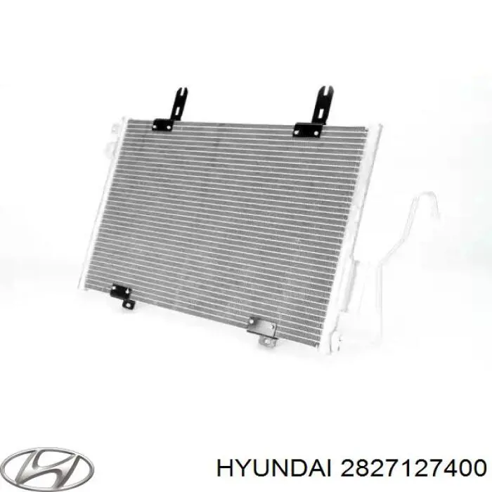 Охолоджувач наддувочного повітря на Hyundai Sonata V NF