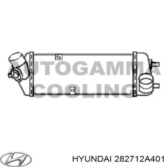 Система охолодження наддувочного повітря Hyundai/Kia 282712A401 ціна, від 128.87 USD
