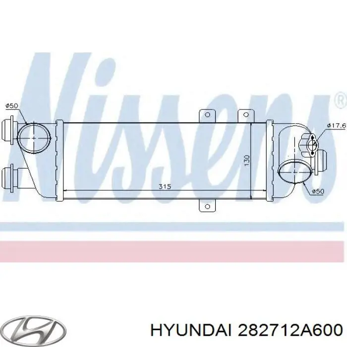 Система охолодження наддувочного повітря Hyundai/Kia 282712A600 ціна, від 140.03 USD
