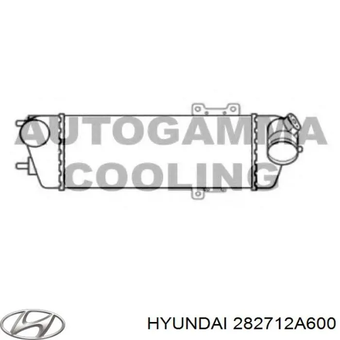 282712A600 Hyundai/Kia Охолоджувач наддувочного повітря