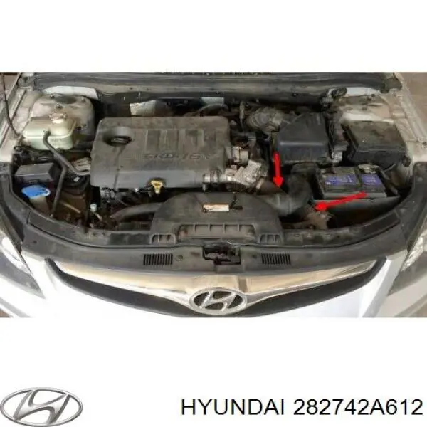 Шланг/патрубок интеркуллера Hyundai/Kia 282742A611 ціна, від 16.74 USD