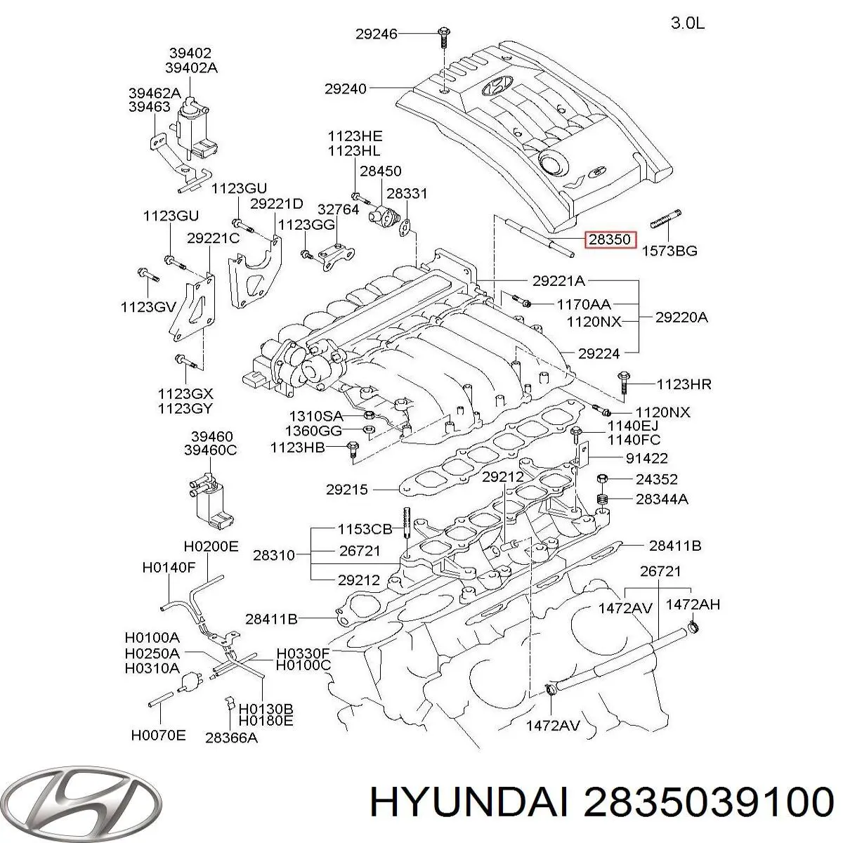 2835039100 Hyundai/Kia 