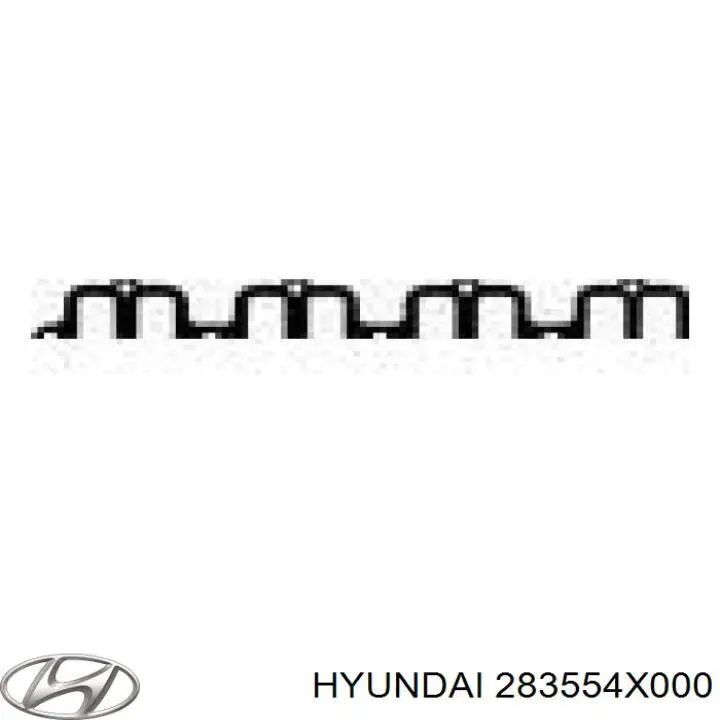 Купити 283554X000 Hyundai/Kia Прокладка впускного колектора