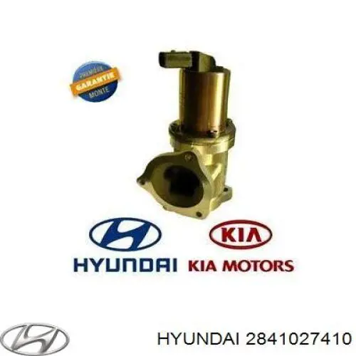 2841027410 Hyundai/Kia клапан egr, рециркуляції газів