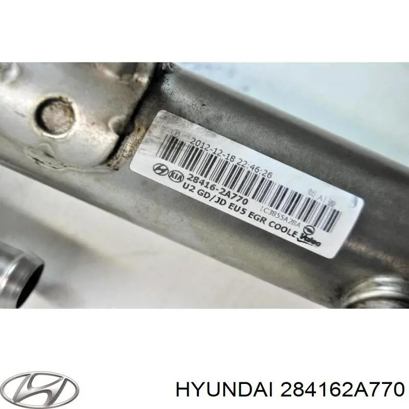 Купити 284162A770 Hyundai/Kia Радіатор системи EGR рециркуляції вихлопних газів